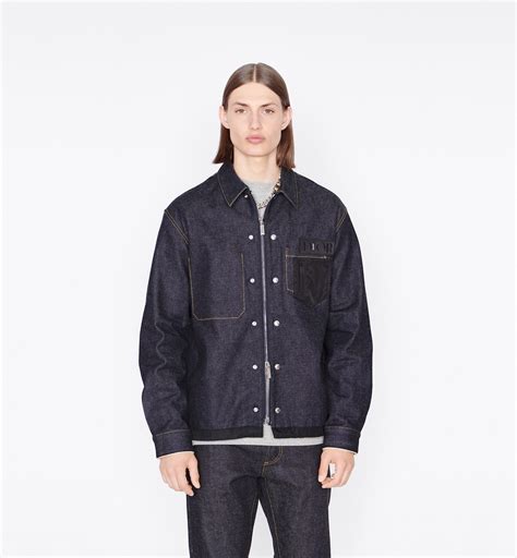 Dior AND SACAI Overshirt Black Cotton Denim